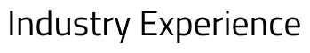 Industry Experience